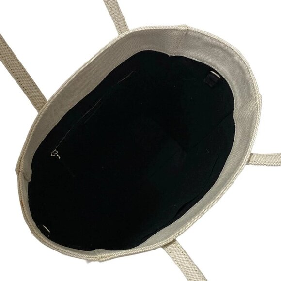 BALENCIAGA Everyday XS Tote Bag Cream Black Canvas - Tote Bag - Picture 6 of 9